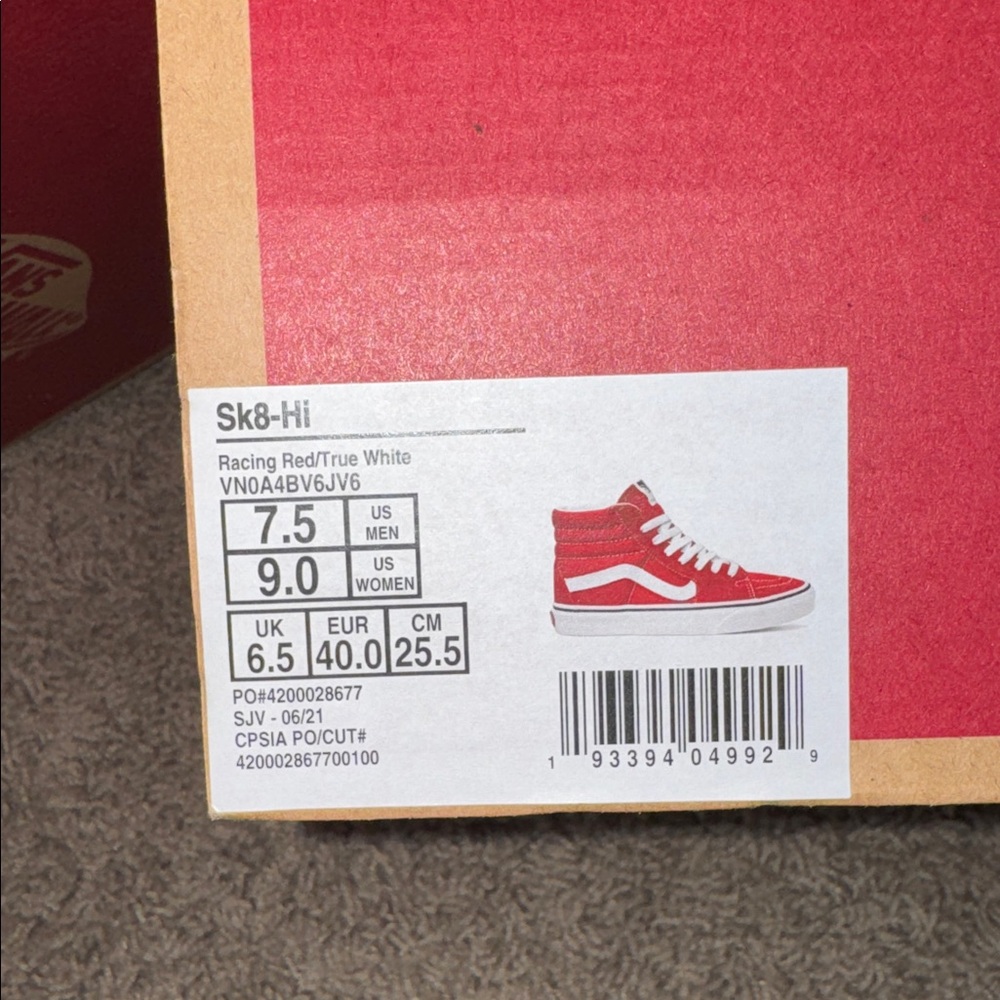 VANS ~ SK8-Hi Hightop - Picture 7 of 7